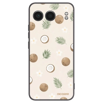 Picasee silikonowe czarne etui na OnePlus Nord 4 - Coconut Breeze