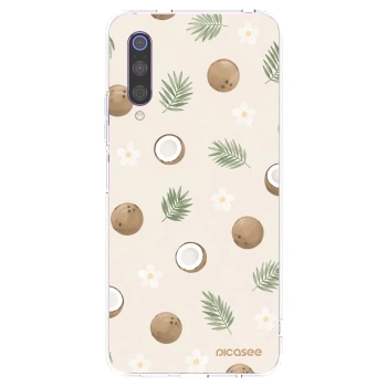 Picasee silikonowe przeźroczyste etui na Xiaomi Mi 9 - Coconut Breeze
