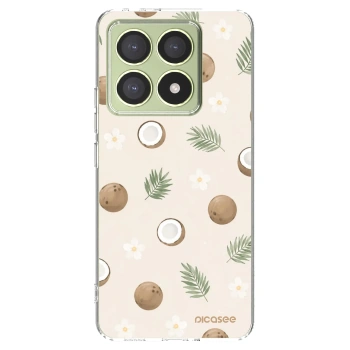 Picasee silikonowe przeźroczyste etui na Xiaomi 14T - Coconut Breeze