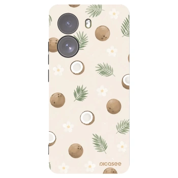 Picasee silikonowe czarne etui na Xiaomi Poco X7 - Coconut Breeze