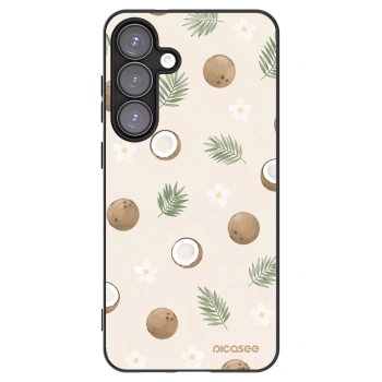 Picasee silikonowe czarne etui na Samsung Galaxy S25+ 5G - Coconut Breeze