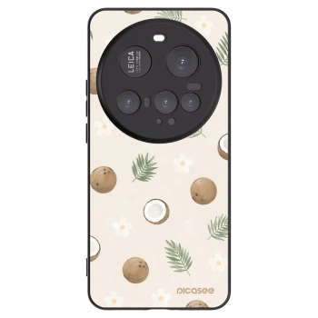 Picasee silikonowe czarne etui na Xiaomi 15 Ultra - Coconut Breeze