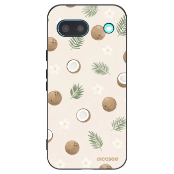 Picasee silikonowe czarne etui na Google Pixel 8 - Coconut Breeze