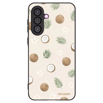 Picasee silikonowe czarne etui na Samsung Galaxy A36 5G - Coconut Breeze