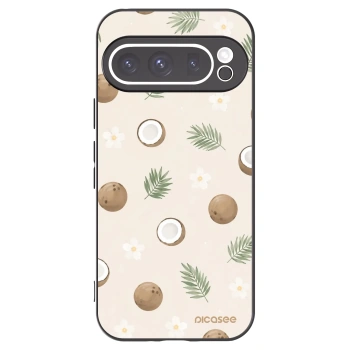 Picasee silikonowe czarne etui na Google Pixel 9 Pro - Coconut Breeze