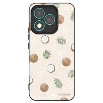 Picasee silikonowe czarne etui na Honor 400 Lite 5G - Coconut Breeze
