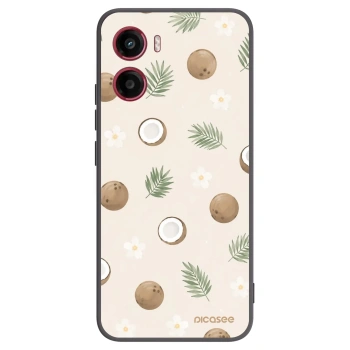 Picasee silikonowe czarne etui na Motorola Moto G05 - Coconut Breeze