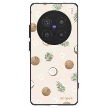 Picasee silikonowe czarne etui na Vivo X200 Pro - Coconut Breeze