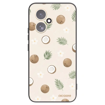 Picasee silikonowe czarne etui na Honor 400 5G - Coconut Breeze