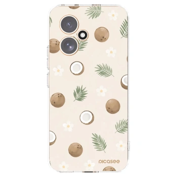 Picasee silikonowe przeźroczyste etui na Honor 400 5G - Coconut Breeze