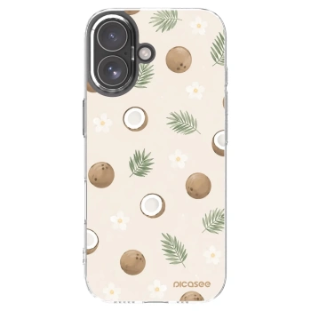 Picasee silikonowe przeźroczyste etui na Apple iPhone 17 - Coconut Breeze