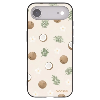 Picasee silikonowe czarne etui na Apple iPhone Air - Coconut Breeze