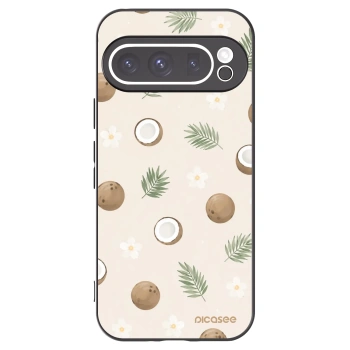 Picasee silikonowe czarne etui na Google Pixel 9 Pro XL - Coconut Breeze