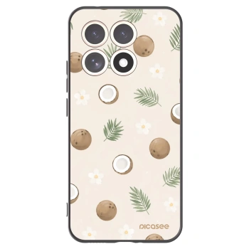 Picasee silikonowe czarne etui na Xiaomi 15T - Coconut Breeze