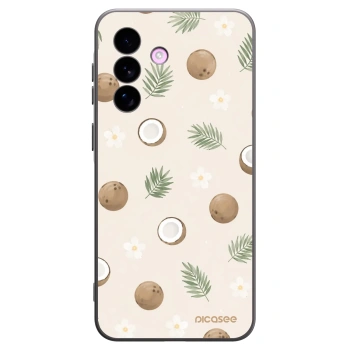 Picasee silikonowe czarne etui na Samsung Galaxy A57 5G - Coconut Breeze