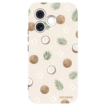 Picasee silikonowe czarne etui na Honor 600 Lite - Coconut Breeze