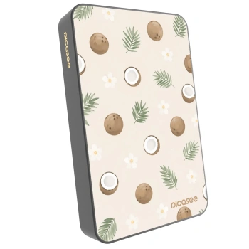 Picasee Powerbank z MagSafe 10 000 mAh Szary - Coconut Breeze