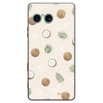 Picasee silikonowe czarne etui na Sony Xperia 10 VII - Coconut Breeze