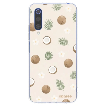Picasee silikonowe przeźroczyste etui na Xiaomi Mi 9 SE - Coconut Breeze