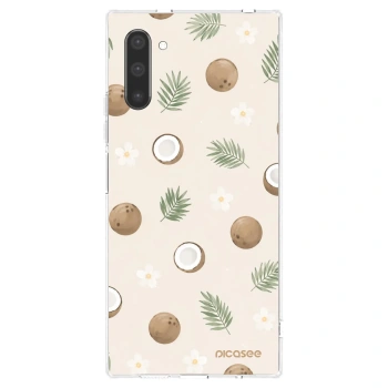 Picasee silikonowe przeźroczyste etui na Samsung Galaxy Note 10 N970F - Coconut Breeze