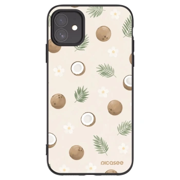 Picasee silikonowe czarne etui na Apple iPhone 11 - Coconut Breeze