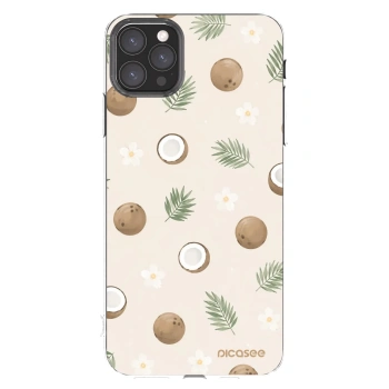 Picasee silikonowe przeźroczyste etui na Apple iPhone 11 Pro Max - Coconut Breeze