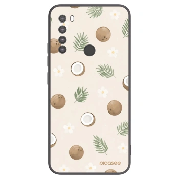 Picasee silikonowe czarne etui na Xiaomi Redmi Note 8 - Coconut Breeze