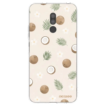Picasee silikonowe przeźroczyste etui na Xiaomi Redmi 8 - Coconut Breeze