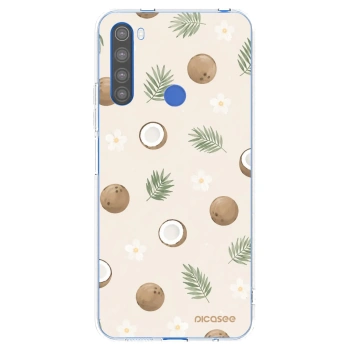 Picasee silikonowe przeźroczyste etui na Xiaomi Redmi Note 8T - Coconut Breeze