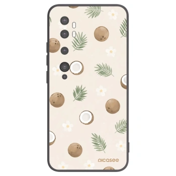 Picasee silikonowe czarne etui na Xiaomi Mi Note 10 (Pro) - Coconut Breeze
