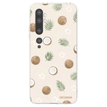 Picasee silikonowe przeźroczyste etui na Xiaomi Mi Note 10 (Pro) - Coconut Breeze