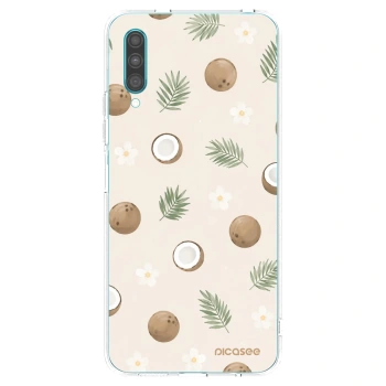 Picasee silikonowe przeźroczyste etui na Samsung Galaxy A30s A307F - Coconut Breeze