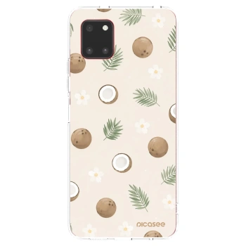 Picasee silikonowe przeźroczyste etui na Samsung Galaxy Note 10 Lite N770F - Coconut Breeze