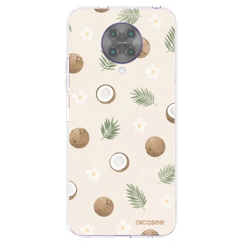 Picasee silikonowe przeźroczyste etui na Xiaomi Poco F2 Pro - Coconut Breeze