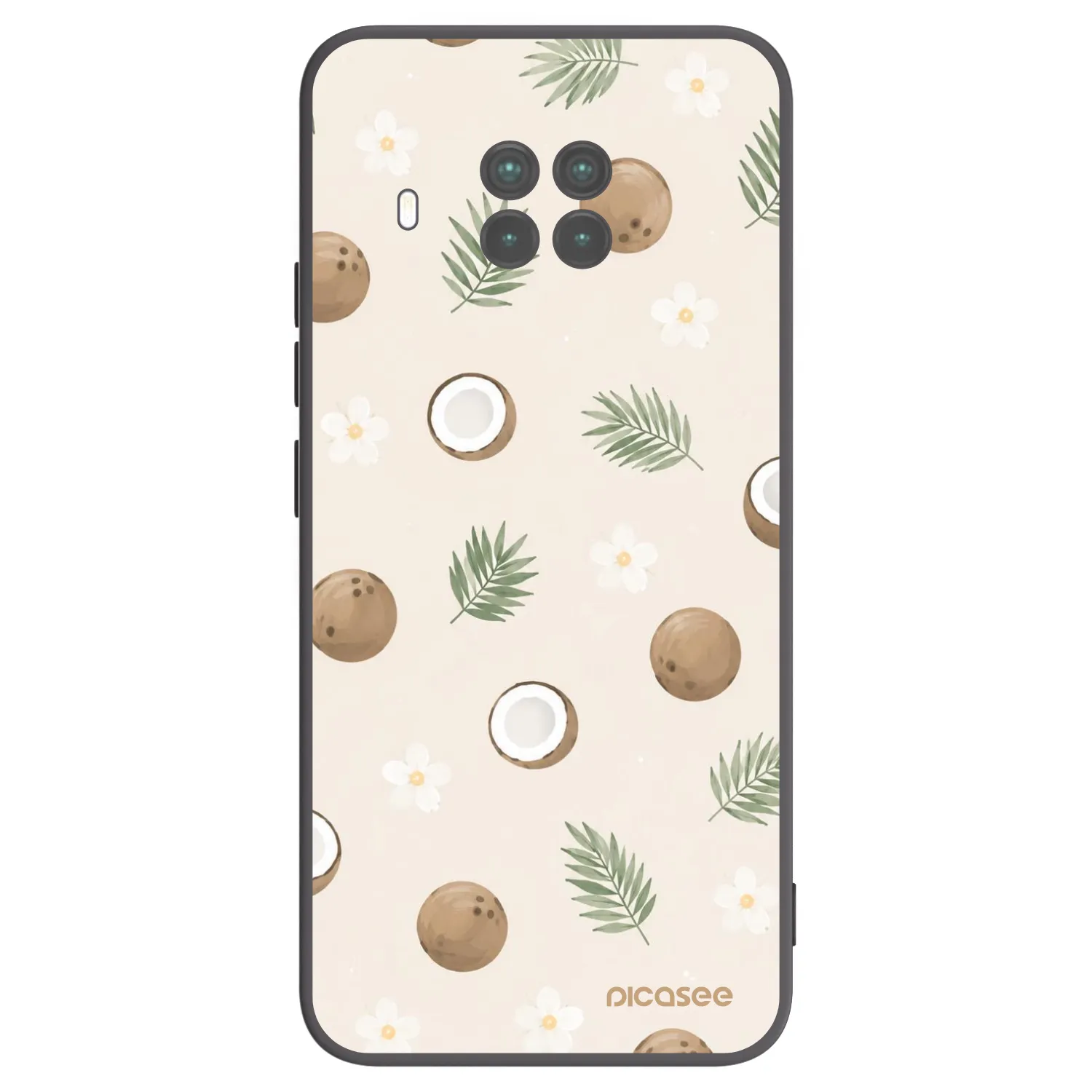 Picasee silikonowe czarne etui na Xiaomi Mi 10T Lite - Coconut Breeze