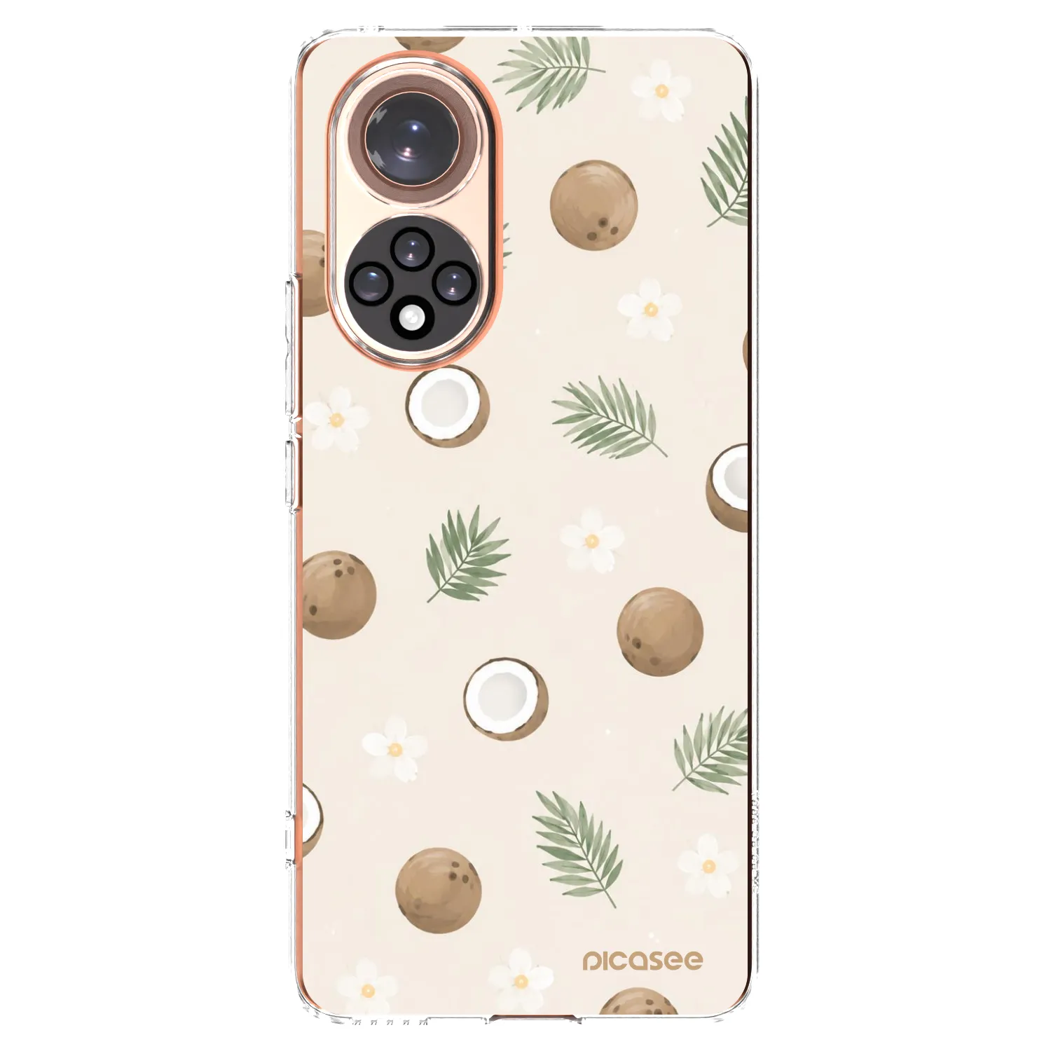Picasee silikonowe przeźroczyste etui na Huawei Nova 9 - Coconut Breeze