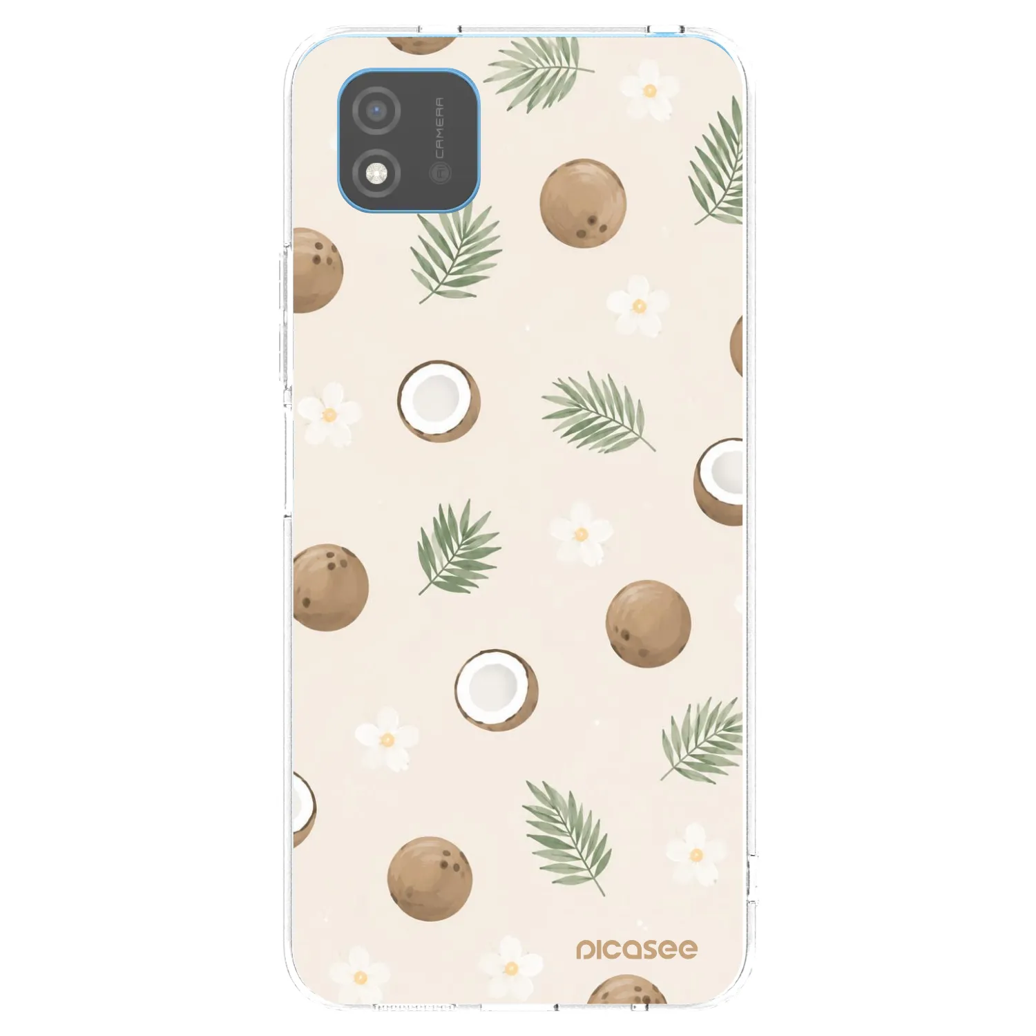 Picasee silikonowe przeźroczyste etui na Realme C11 (2021) - Coconut Breeze