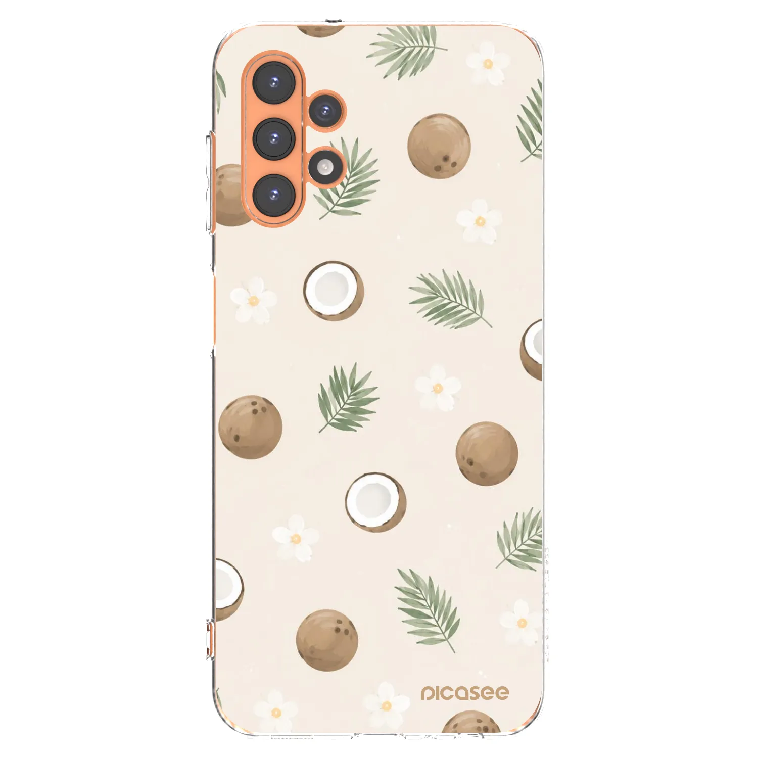Picasee silikonowe przeźroczyste etui na Samsung Galaxy A13 4G A135 - Coconut Breeze