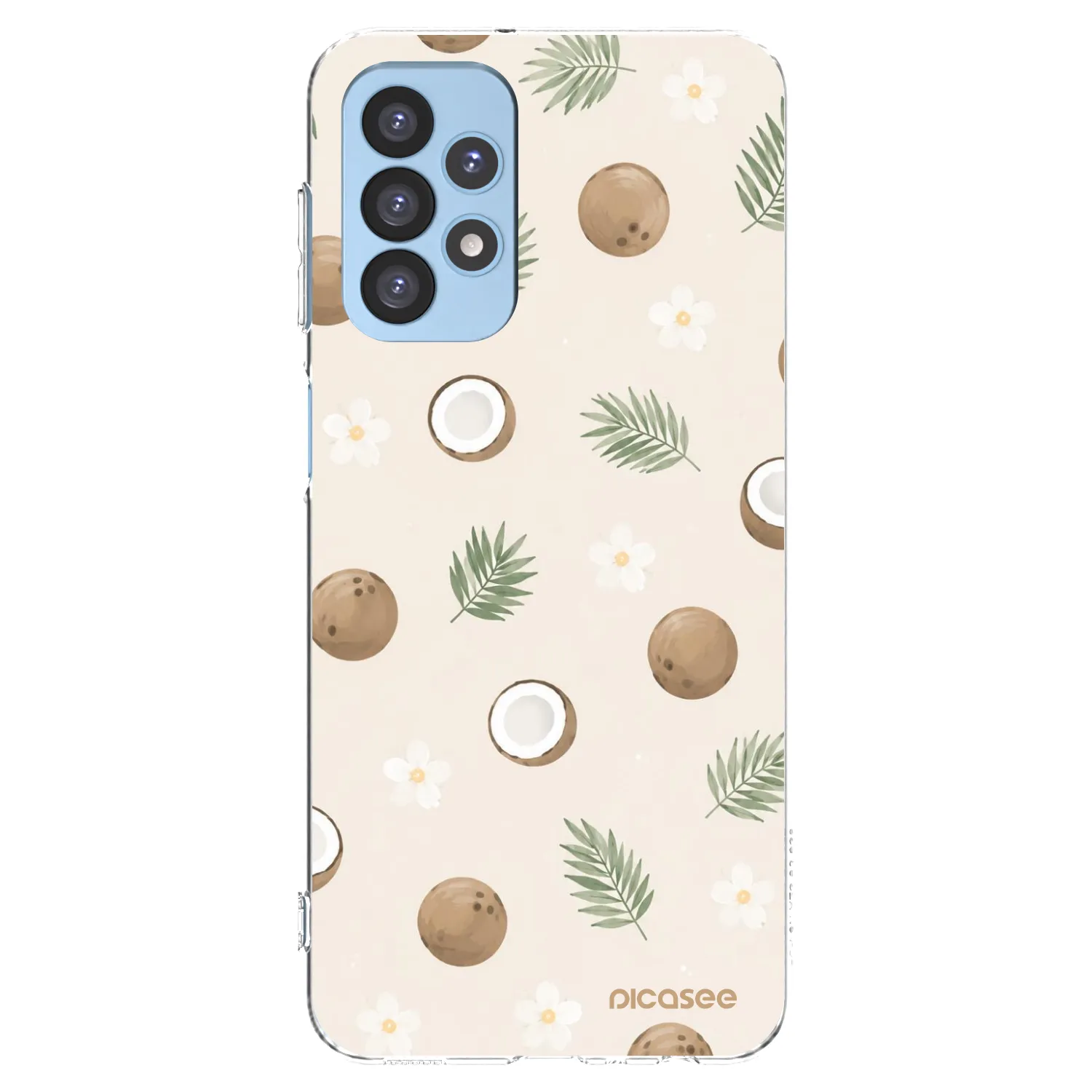 Picasee silikonowe przeźroczyste etui na Samsung Galaxy A23 A235F 4G - Coconut Breeze