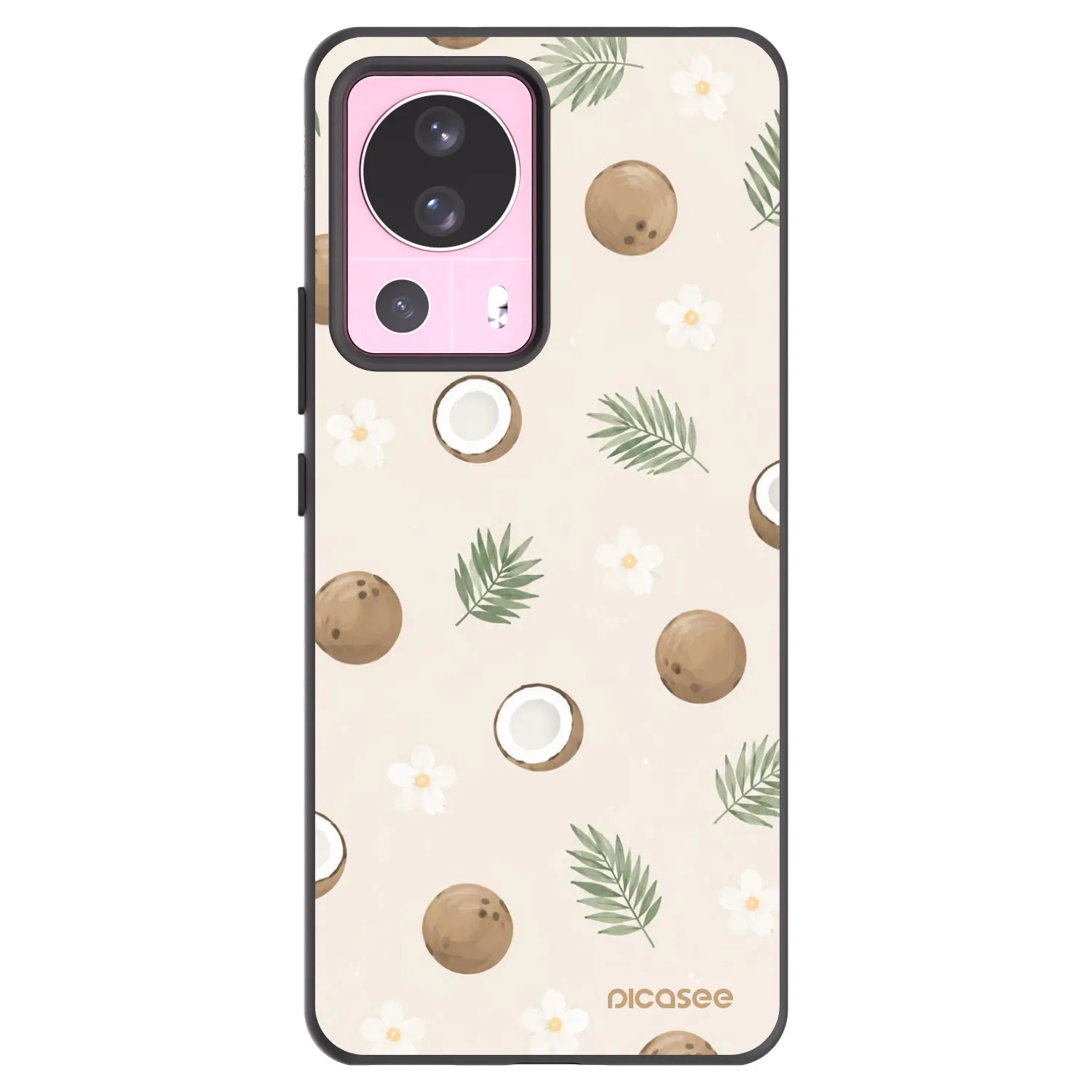 Picasee silikonowe czarne etui na Xiaomi 13 Lite - Coconut Breeze
