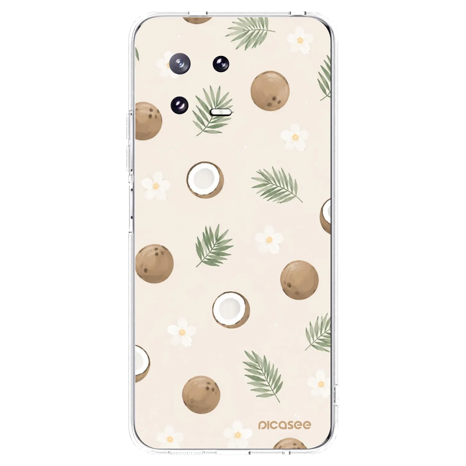 Picasee silikonowe przeźroczyste etui na Xiaomi 13 Pro - Coconut Breeze