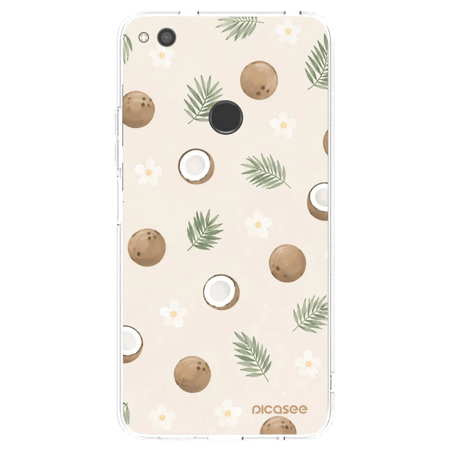 Picasee silikonowe przeźroczyste etui na Huawei Mate 40 Pro - Coconut Breeze