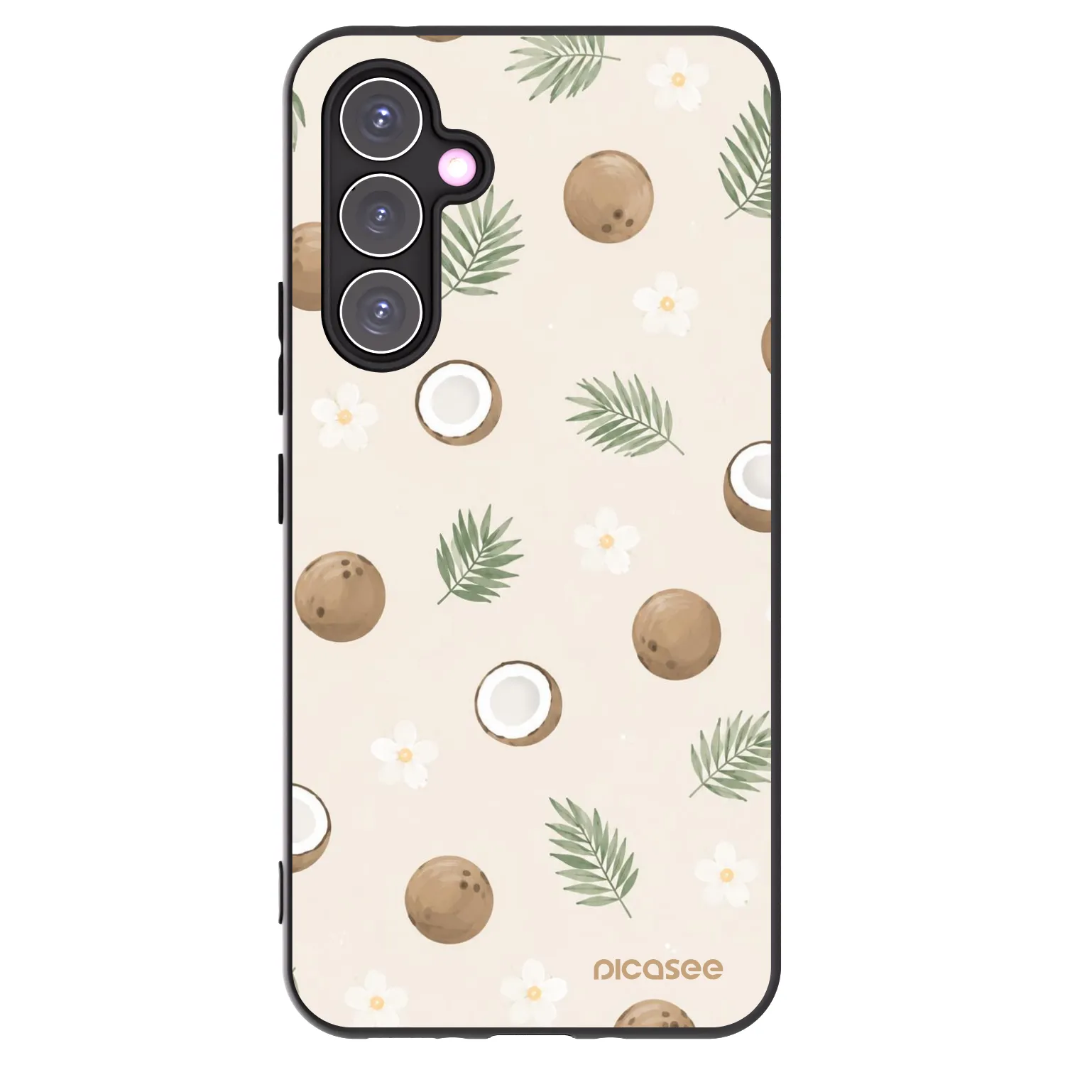 Picasee silikonowe czarne etui na Samsung Galaxy A54 5G A546B - Coconut Breeze