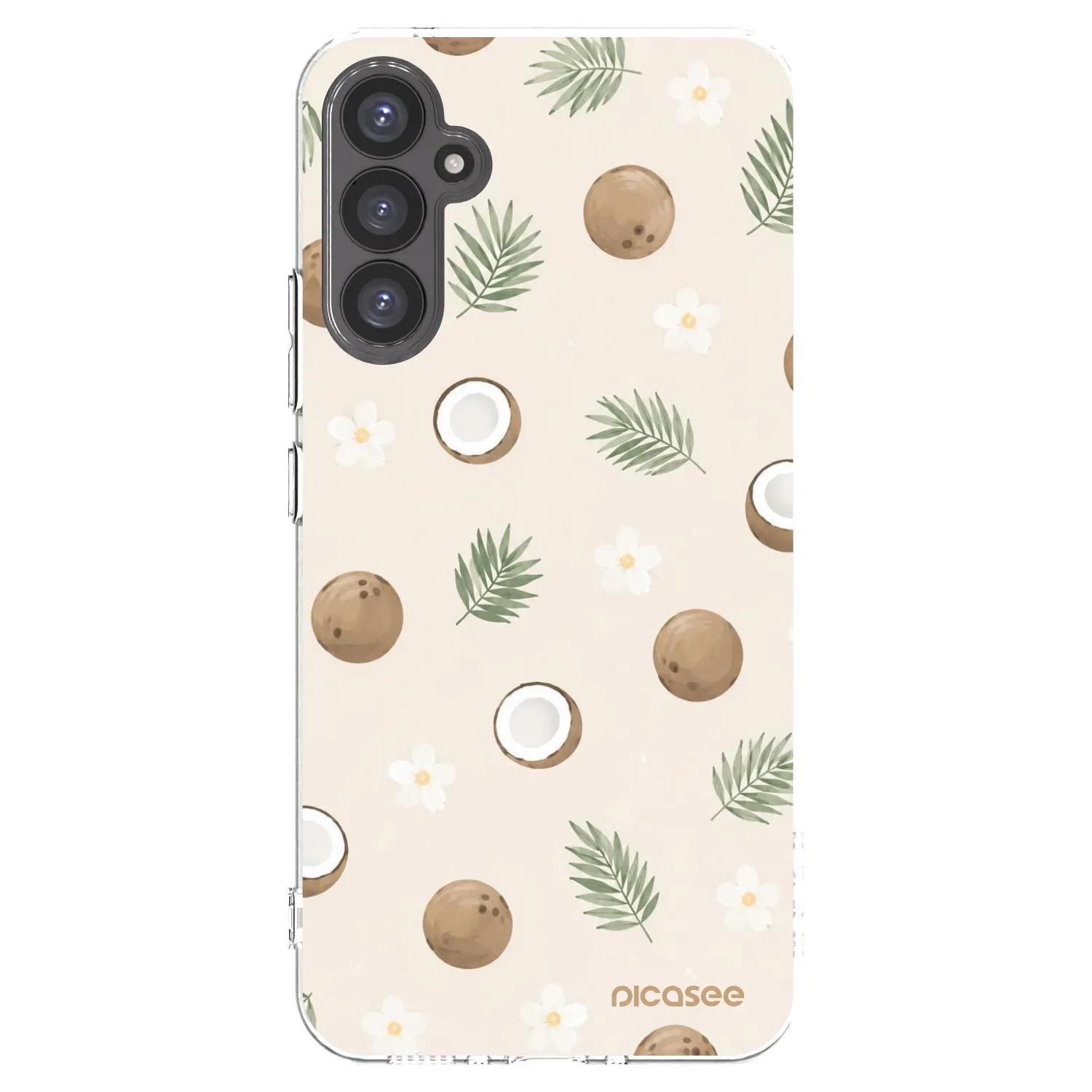 Picasee silikonowe przeźroczyste etui na Samsung Galaxy A34 5G A346B - Coconut Breeze