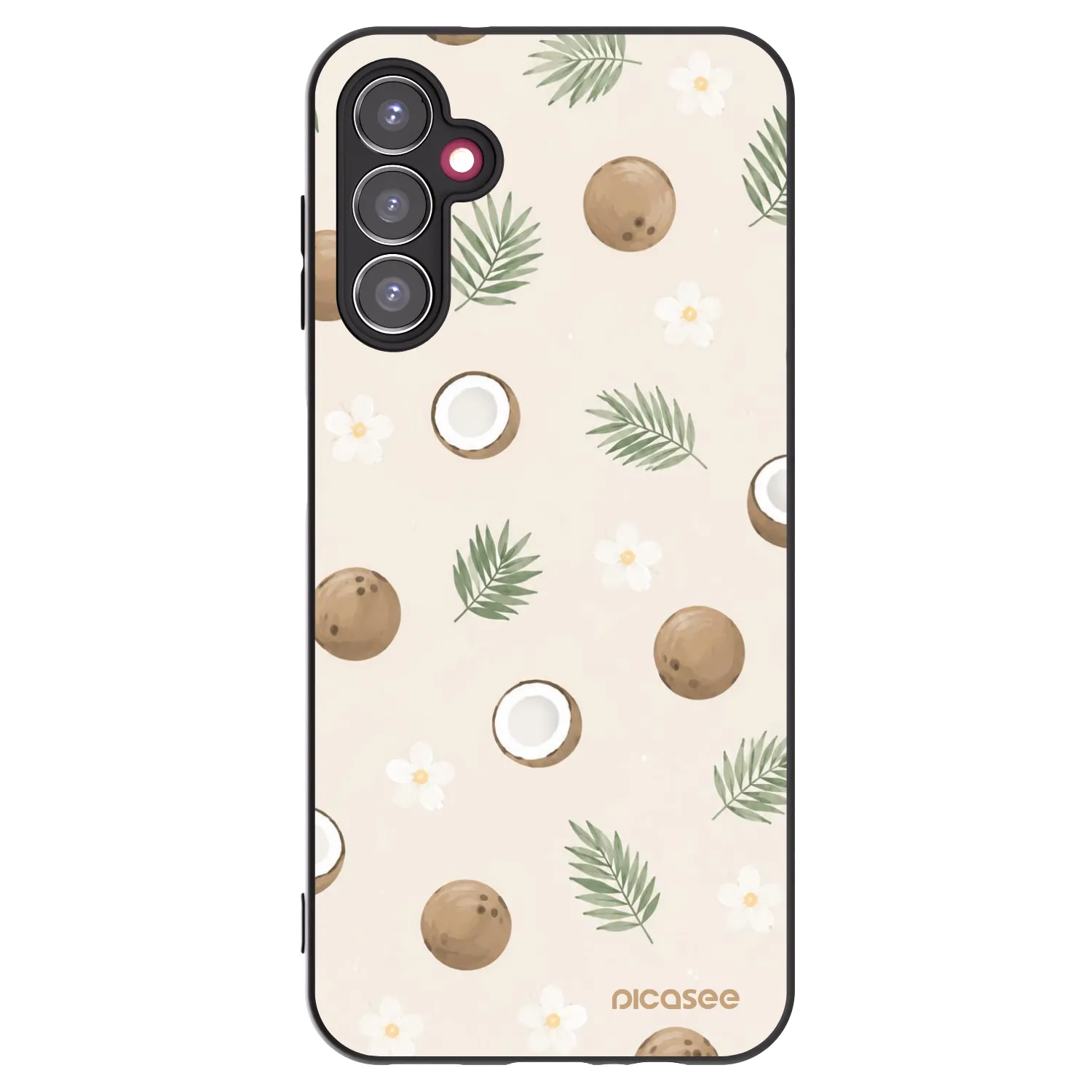 Picasee silikonowe czarne etui na Samsung Galaxy A14 5G A146P - Coconut Breeze
