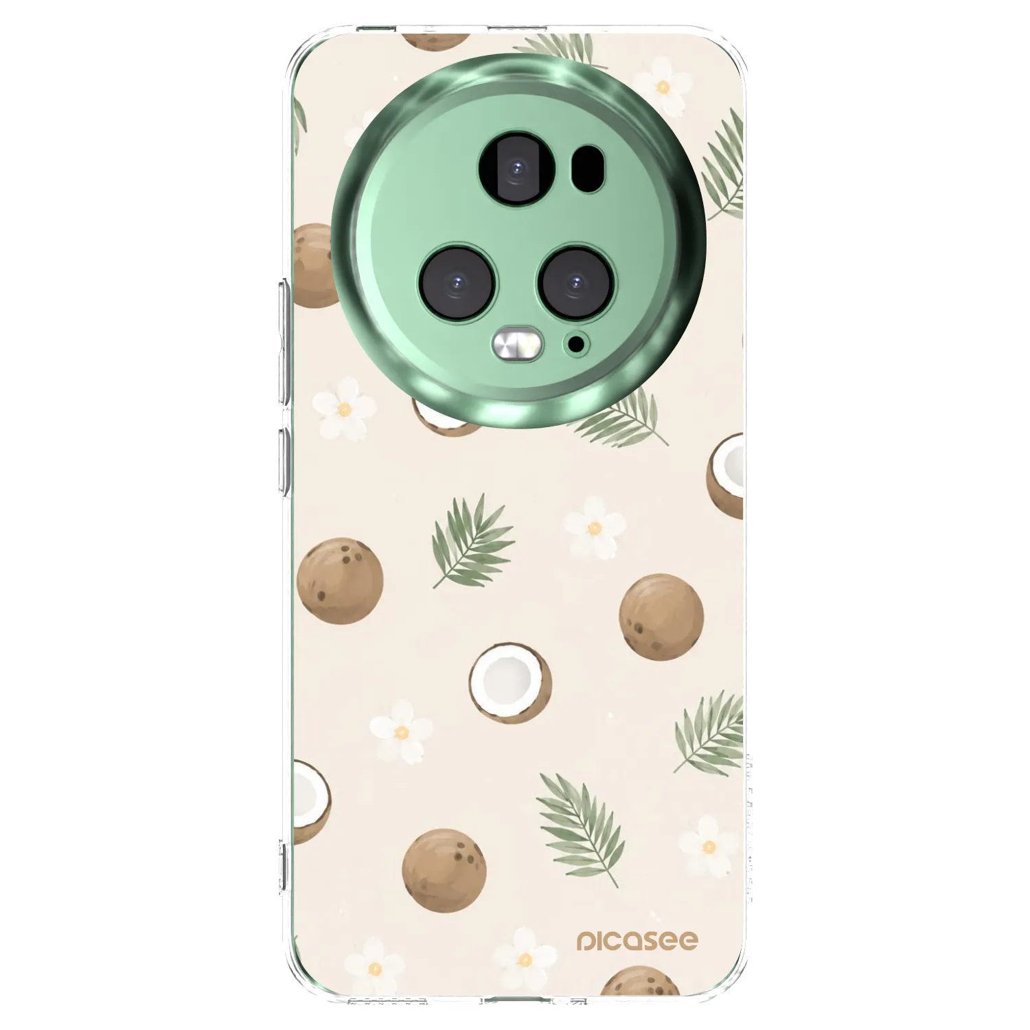 Picasee silikonowe przeźroczyste etui na Honor Magic5 Pro - Coconut Breeze