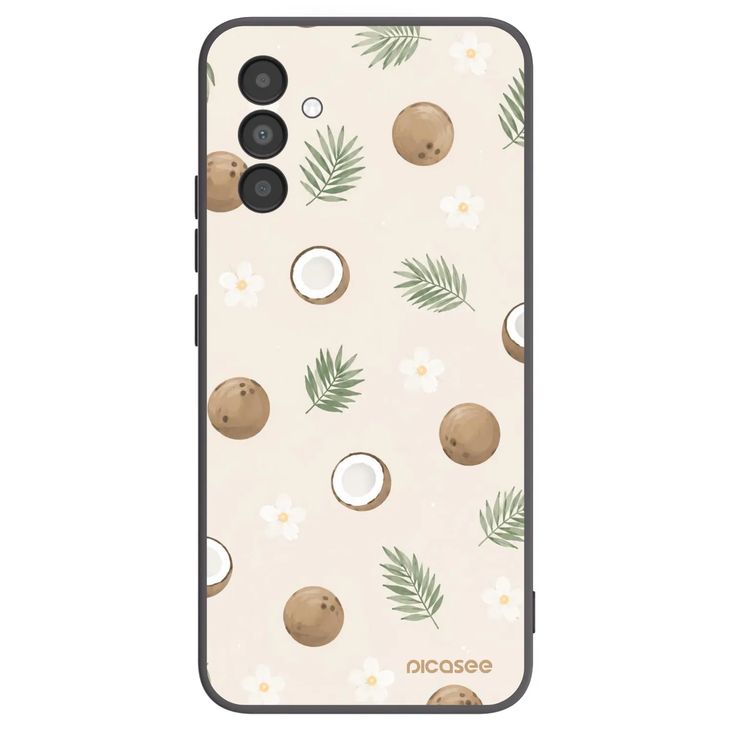 Picasee silikonowe czarne etui na Samsung Galaxy A04s A047F - Coconut Breeze