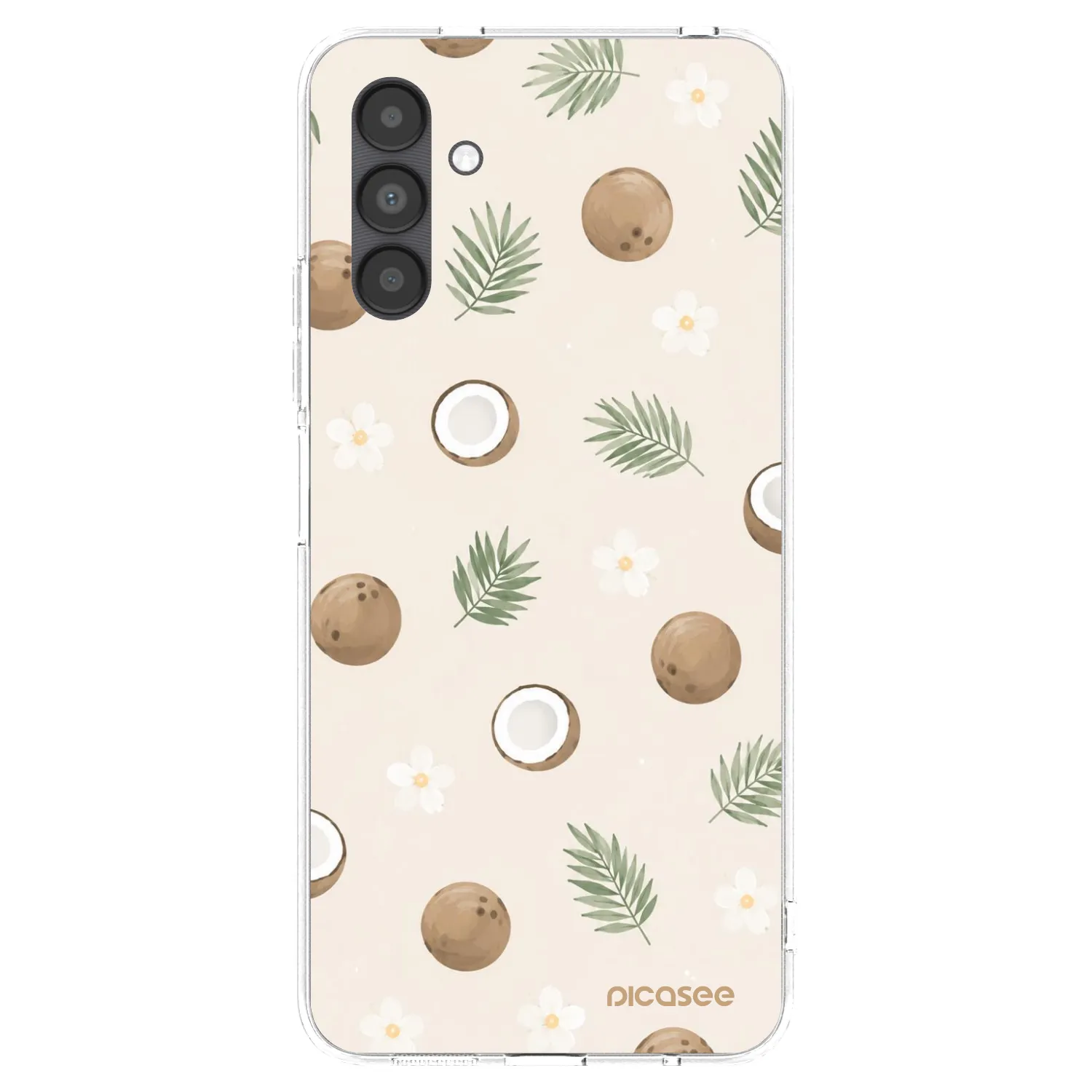 Picasee silikonowe przeźroczyste etui na Samsung Galaxy A04s A047F - Coconut Breeze