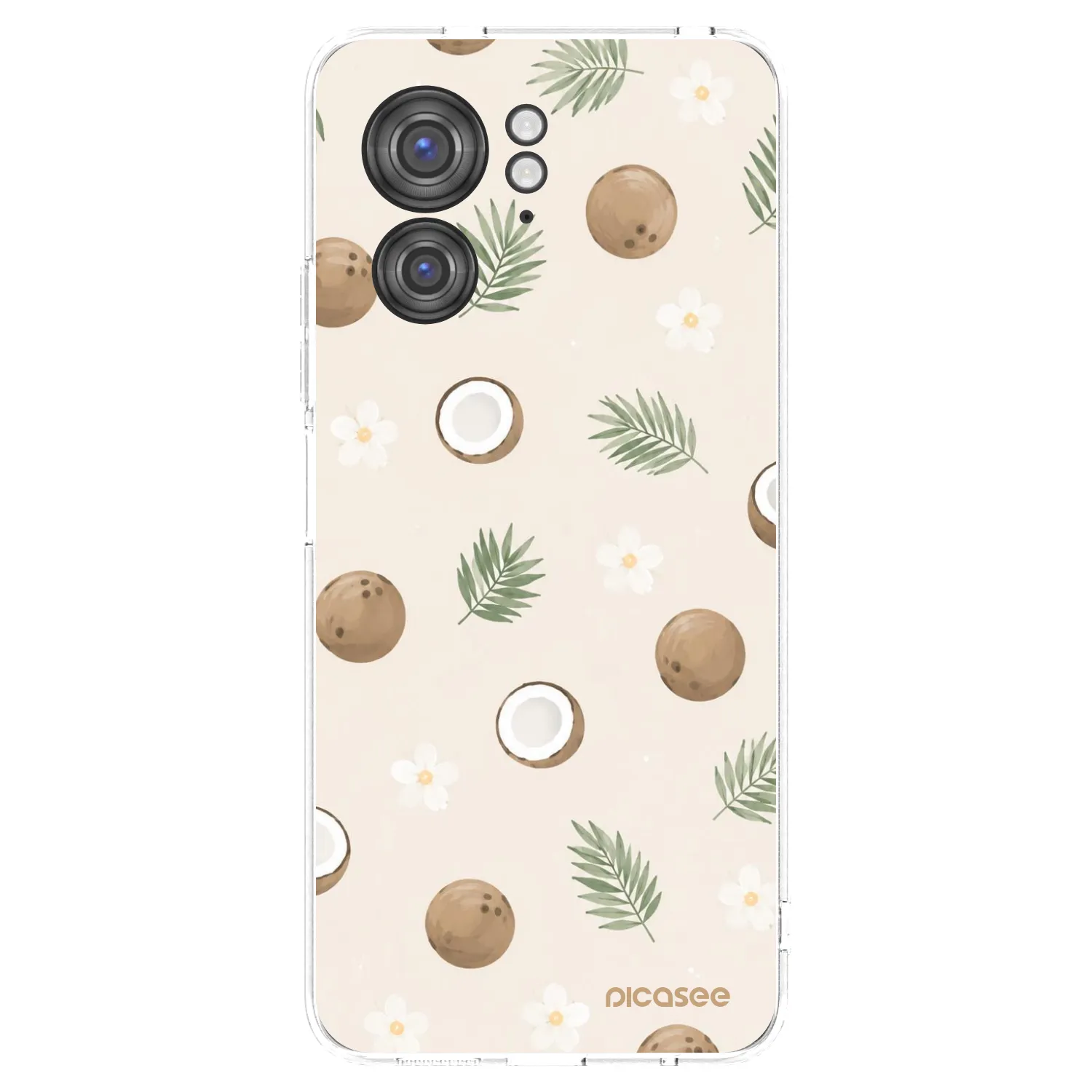 Picasee silikonowe przeźroczyste etui na Motorola Edge 40 - Coconut Breeze