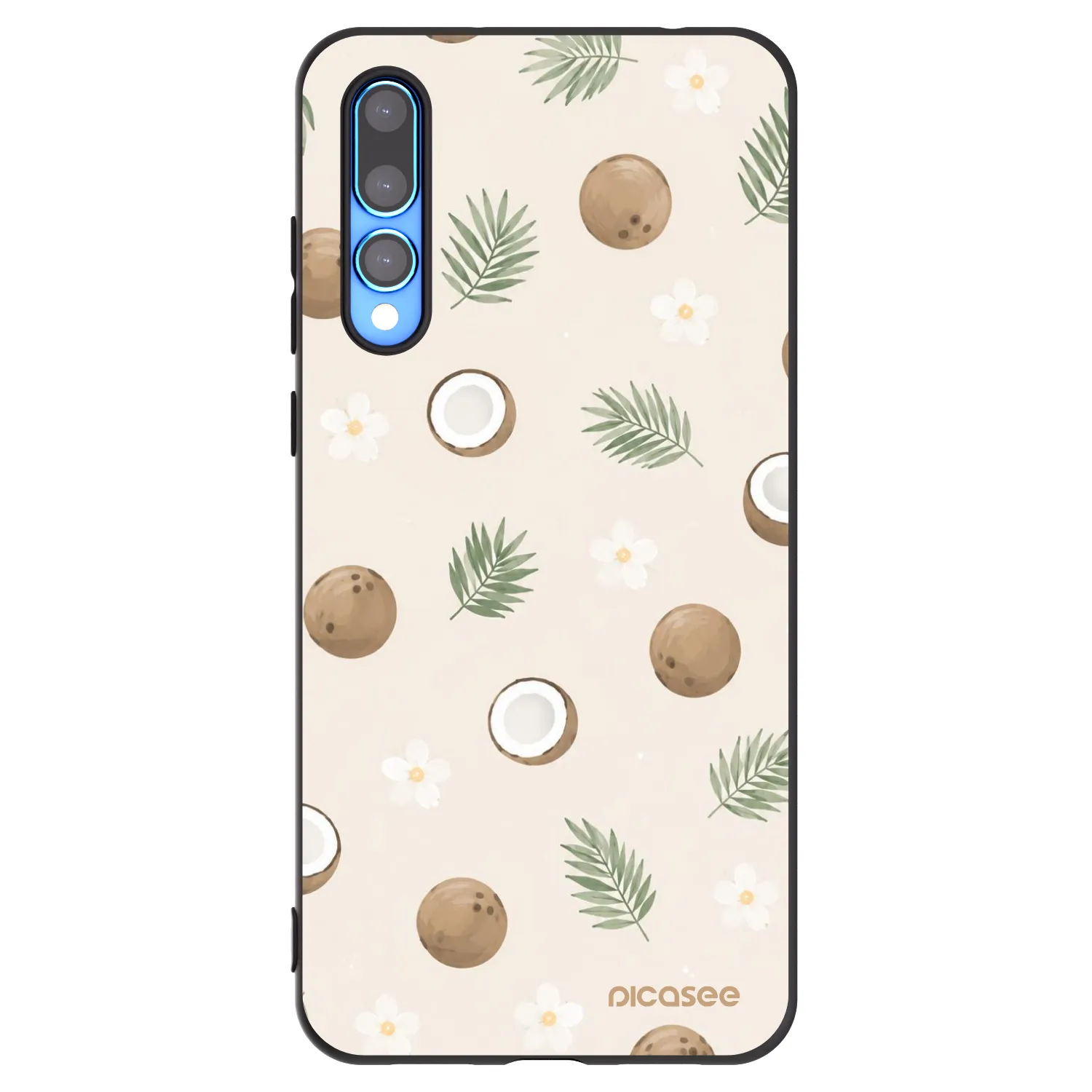 Picasee silikonowe czarne etui na Huawei P20 Pro - Coconut Breeze
